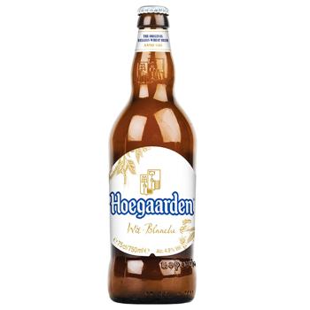 Hoegaarden Wit-Blanche Light Beer 4.9% 0.75l