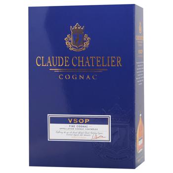 Коньяк Claude Chatelier VSOP 40% 0,7л - купить, цены на WINETIME - фото 3