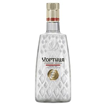 Горілка Хортиця Преміум 40% 0,5л - купити, ціни на Чудо Маркет - фото 1