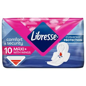 Прокладки гигиенические Libresse Maxi Normal Wing 10шт