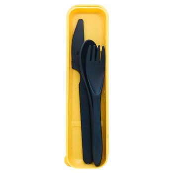 Zed Plastic Cutlery Set in Case - buy, prices for EKO Market - photo 2