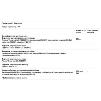 Пробіотики і ферменти Enzymedica Digest + Probiotics 90 капсул - купити, ціни на - фото 2