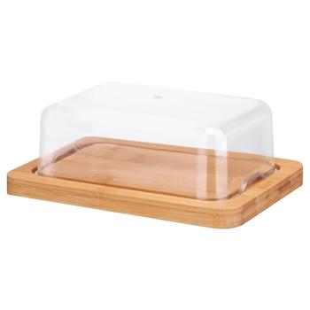 Ardesto Midori Bamboo Butter Dish 19*12.5*6cm