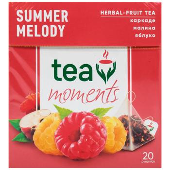 Чай фруктово-трав'яний Tea Moments Summer Melody 1,7г*20шт - купити, ціни на Чудо Маркет - фото 2