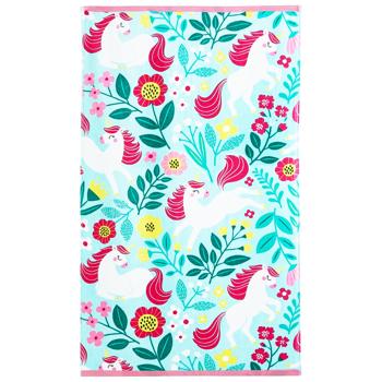 Auchan Girl Beach Towel 320g/m² 70x120cm in assortment - buy, prices for - photo 2