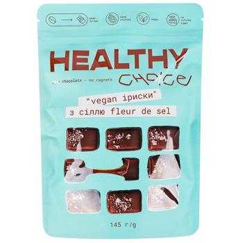 Конфеты Healthy Choice Ириски с солью fleur de sel 145г