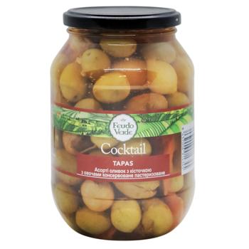 Feudo Verde Olives And Vegetables Assorti 840g - buy, prices for NOVUS - photo 1