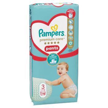 Подгузники-трусики Pampers Premium Care Midi 3 6-11кг 48шт - купить, цены на Идеал - фото 5