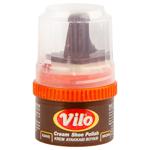 Vilo Cream Shoe Polish Brown with Applicator  60ml