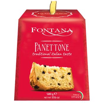 Fontana Classic Panettone 500g - buy, prices for MegaMarket - photo 1