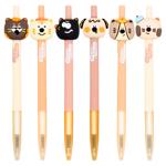 ZiBi Emoji Animals Blue Ball Pen 0.7mm