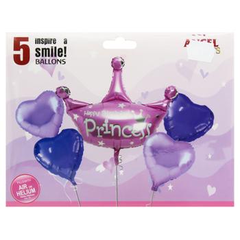 Шарик воздушный Angel Gifts Princess 5шт - купить, цены на МегаМаркет - фото 2