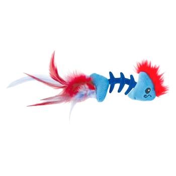 Іграшка для котів Petstages Feather Fish Bone 19 см - купити, ціни на MasterZoo - фото 1