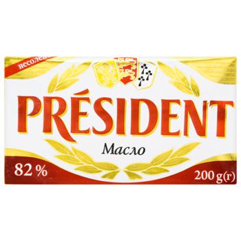 Масло President кисловершкове несолоне 82% 200г - купити, ціни на Auchan - фото 2