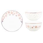 Gold Snowflakes Bowl 600ml in assortment