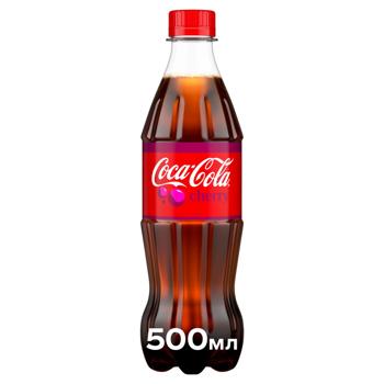 Напій газований Coca-Cola Cherry 0,5л - купити, ціни на Таврія В - фото 1