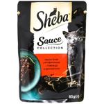 Корм влажный Sheba с говядиной для кошек 85г