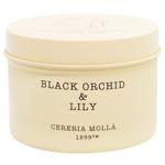 Аромасвеча Cereria Molla Black Orchid & Lily для путешествий 90г