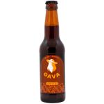 Beer Gava 6.1% 330ml glass bottle Ukraine