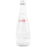 Mineral water Evian 330ml glass bottle