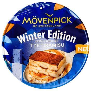 Йогурт Movenpick Winter Edition Тірамісу 13% 150г - купити, ціни на Auchan - фото 1