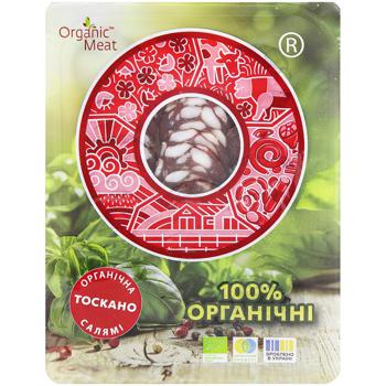 Organic Meat Toscano salami raw smoked sausage 80g - buy, prices for Auchan - photo 1