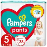Підгузки-трусики Pampers Pants 5 12-17кг 28шт