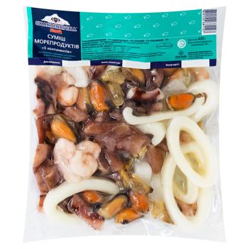 Skandinavika 5 Continents Boiled-Frozen Seafood Mix 400g - buy, prices for WINETIME - photo 1