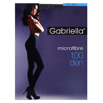 Колготи жіночі Gabriella Microfibre 100 den р.3 Nero матові - купити, ціни на МегаМаркет - фото 1