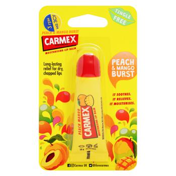 Бальзам для губ Carmex со вкусом персика и манго 10г - купить, цены на NOVUS - фото 1