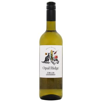 Вино Opal Ridge Semillon Chardonnay біле сухе 12,5% 0,75л - купити, ціни на AlcoHub - фото 1