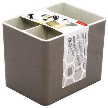 Подставка под столовые приборы Алеана Плюс какао/белая роза - купить, цены на METRO - фото 3