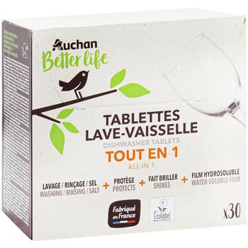 Auchan Eco All-in-1 Dishwasher Tablets 30pcs - buy, prices for Auchan - photo 3