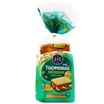 Kulinichi European bread toast bran 350g - buy, prices for Chudo Market - photo 1