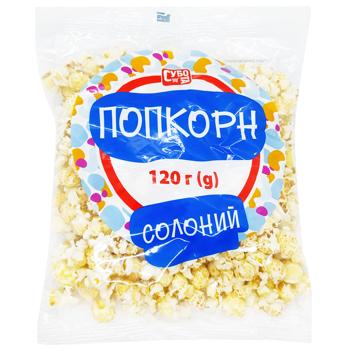 Попкорн Суббота соленый 120г