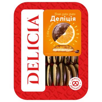 Печиво Delicia здобне збивне зі смаком апельсину 300г - купити, ціни на Auchan - фото 5