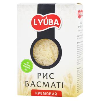 Lyuba Basmati Cream Rice 500g - buy, prices for - photo 1