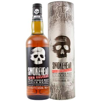 Віскі Smokehead High Voltage 58% 0,7л в тубусі - купити, ціни на - фото 1