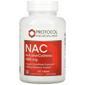 Protocol for Life Balance NAC N-Acetyl Cysteine 1000mg 120 tablets - buy, prices for COSMOS - photo 1