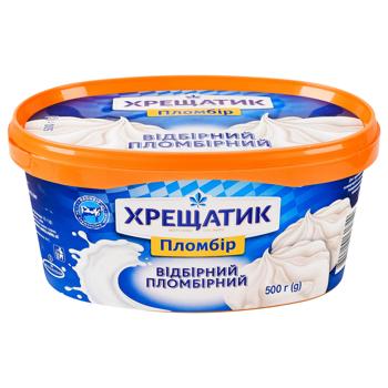 Морозиво Хладик Хрещатик Пломбір 500г