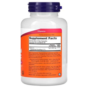 Now Foods Liposomal Vitamin C 120 capsules - buy, prices for Biotus - photo 2