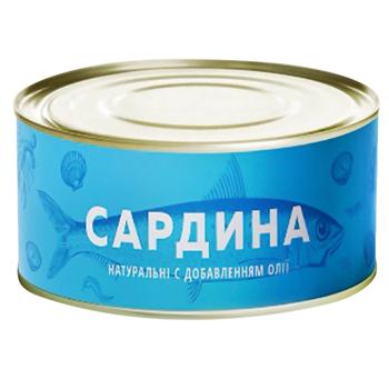 Fish atlantic mackerel Rybna zatoka canned 240g - buy, prices for Ideal - photo 1
