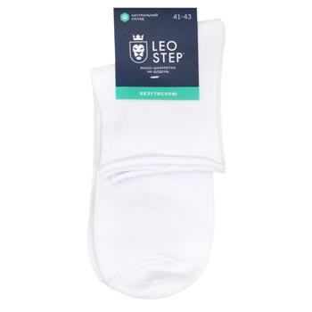 Leostep Non-Compressive Men's Socks s.27 White - buy, prices for NOVUS - photo 1