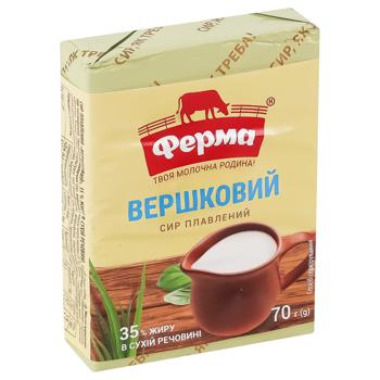 Сир плавлений Ферма Вершковий 35% 70г - купити, ціни на - фото 2