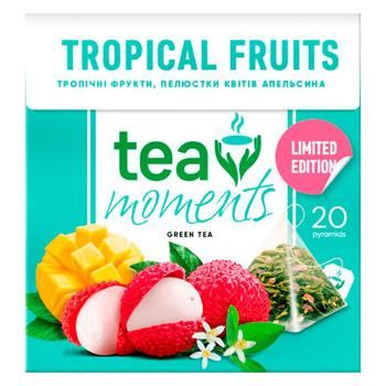 Tea Moments Tropical Fruits Green Tea 1.7g*20pcs - buy, prices for Auchan - photo 3