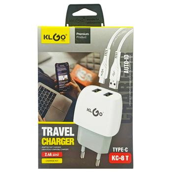 Зарядний пристрій KC-8 Type-C арт. 17488-12 И721 - купить, цены на Таврия В - фото 1