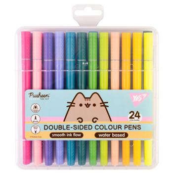 Yes Pusheen Double-sided Colour Pens 24pcs