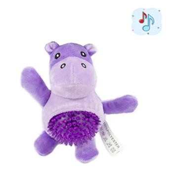 AnimAll GrizZzly Hippopotamus Soft Dog Toy with Squeaker 19x18x8cm Purple - buy, prices for MasterZoo - photo 1
