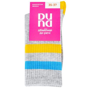 Шкарпетки Duna 3342 жіночі р.35-37 світло-сірий - купити, ціни на Ідеал - фото 1