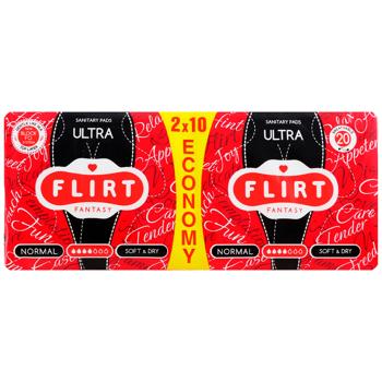 Flirt Fantasy Ultra Soft & Dry Hygiene Pantyliners 20pcs - buy, prices for EKO Market - photo 1